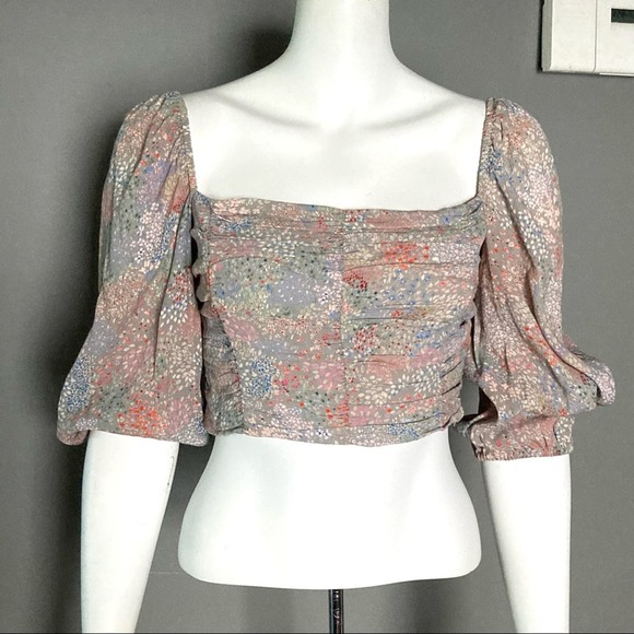 Wilfred Aritzia blouse top medium Lolita prairie babydoll poet NEW - Picture 5 of 11